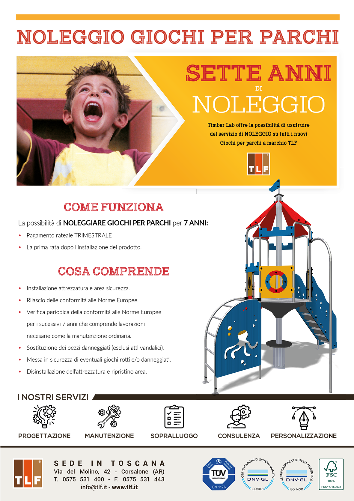 SETTE ANNI DI NOLEGGIO